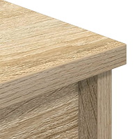 vidaXL Highboard Sonoma ek 50x35x180 cm konstruerat trä