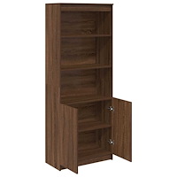 vidaXL Skåp brun ek 70x35x180 cm konstruerat trä
