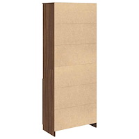 vidaXL Skåp brun ek 70x35x180 cm konstruerat trä
