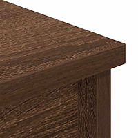 vidaXL Skåp brun ek 70x35x180 cm konstruerat trä