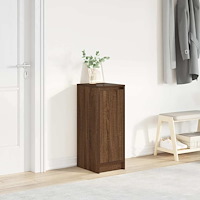 vidaXL Skoskåp brun ek 29,5x34x76 cm konstruerat trä
