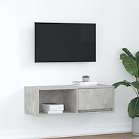 vidaXL TV-bänk betonggrå 80x31x25,5 cm konstruerat trä