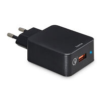 Hama Fast Charger 1x USB-A Qualcomm 19.5W Black