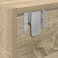 vidaXL TV-bänk sonoma ek 100x31x25,5 cm konstruerat trä