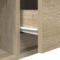 vidaXL TV-bänk sonoma ek 100x31x25,5 cm konstruerat trä