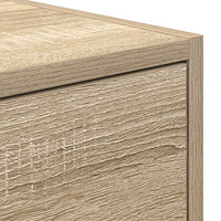 vidaXL TV-bänk sonoma ek 100x31x25,5 cm konstruerat trä
