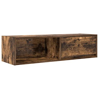 vidaXL TV-bänk rökt ek 100x31x25,5 cm konstruerat trä
