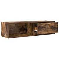 vidaXL TV-bänk rökt ek 100x31x25,5 cm konstruerat trä