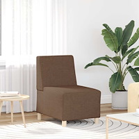 vidaXL Soffstol brun 55 cm tyg