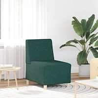 vidaXL Soffstol mörkgrön 55 cm tyg