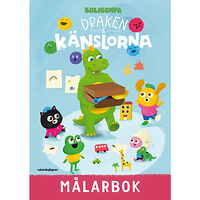 Arvid Tappert Draken och känslorna målarbok (häftad)