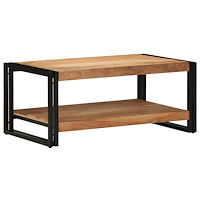 vidaXL Soffbord 90x50x38 cm massivt trä akacia