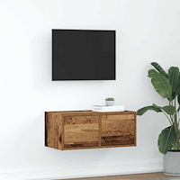 vidaXL TV-bänk gammalt trä 60x31x25,5 cm konstruerat trä
