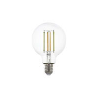 EGLO Eglo Connect-Z - LED-glödlampa med filament - form: G80 - E27 - 6 W - tonbar vit - 2200-6500 K - transparent