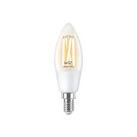 WiZ WiZ Connected - LED-glödlampa med filament - form: C35 - E14 - 4.9 W - varmt till kallt vitt ljus - 2700-6500 K