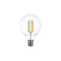 EGLO Eglo Connect-Z - LED-glödlampa med filament - form: G95 - E27 - 6 W - tonbar vit - 2200-6500 K - transparent