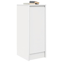 vidaXL Skänk vit 29,5x34x76 cm konstruerat trä