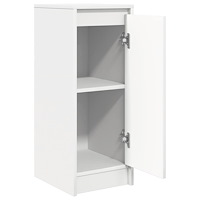 vidaXL Skänk vit 29,5x34x76 cm konstruerat trä