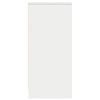 vidaXL Skänk vit 29,5x34x76 cm konstruerat trä