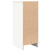 vidaXL Skänk vit 29,5x34x76 cm konstruerat trä