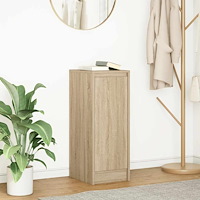 vidaXL Skänk Sonoma ek 29,5x34x76 cm konstruerat trä