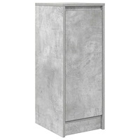 vidaXL Skänk betong grå 29,5x34x76 cm konstruerat trä