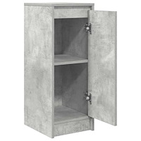 vidaXL Skänk betong grå 29,5x34x76 cm konstruerat trä