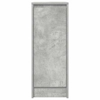 vidaXL Skänk betong grå 29,5x34x76 cm konstruerat trä