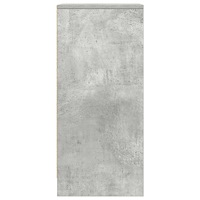 vidaXL Skänk betong grå 29,5x34x76 cm konstruerat trä