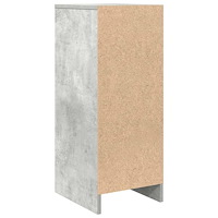 vidaXL Skänk betong grå 29,5x34x76 cm konstruerat trä
