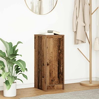 vidaXL Skänk gammalt trä 29,5x34x76 cm konstruerat trä