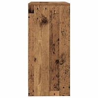 vidaXL Skänk gammalt trä 57x34x76 cm konstruerat trä