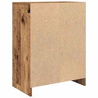 vidaXL Skänk gammalt trä 57x34x76 cm konstruerat trä