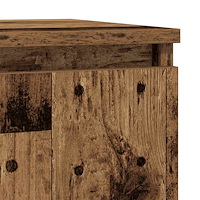 vidaXL Skänk gammalt trä 57x34x76 cm konstruerat trä