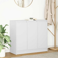 vidaXL Skänk vit 85x34x76 cm konstruerat trä