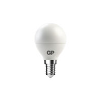 GP GP - LED-glödlampa - form: miniglob - glaserad finish - E14 - 3.5 W - varmt vitt ljus - 2700 K