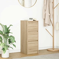 vidaXL Skänk Sonoma ek 29,5x34x76 cm konstruerat trä