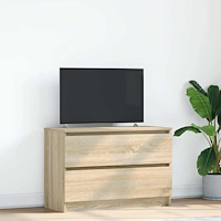 vidaXL TV-bänk sonoma ek 80x35x54 cm konstruerat trä
