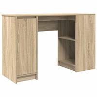 vidaXL Skrivbord sonoma ek 120x42x76 cm konstruerat trä