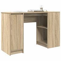 vidaXL Skrivbord sonoma ek 120x42x76 cm konstruerat trä