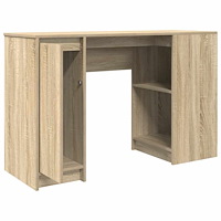 vidaXL Skrivbord sonoma ek 120x42x76 cm konstruerat trä