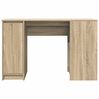 vidaXL Skrivbord sonoma ek 120x42x76 cm konstruerat trä