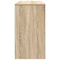 vidaXL Skrivbord sonoma ek 120x42x76 cm konstruerat trä