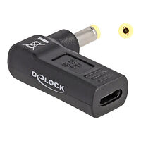 DeLOCK Delock - strömadapter - 24 pin USB-C till Växelströmsjack 4,8 x 1,7 mm