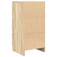 vidaXL Skänk Sonoma ek 37,5x35x76 cm konstruerat trä