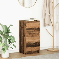 vidaXL Skänk gammalt trä 37,5x35x76 cm konstruerat trä