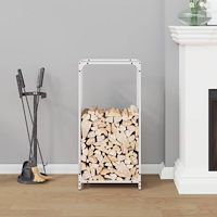 vidaXL Vedställ vit 44x28x90 cm kallvalsat stål