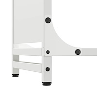 vidaXL Vedställ vit 44x28x90 cm kallvalsat stål