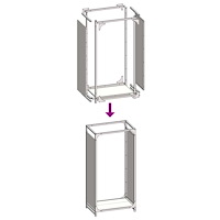 vidaXL Vedställ vit 44x28x90 cm kallvalsat stål