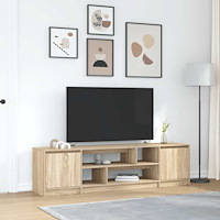 vidaXL TV-bänk sonoma ek 188,5x41x50 cm konstruerat trä